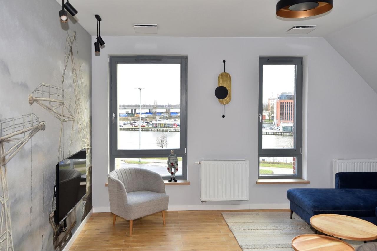 River'S Touch Apartament Grand Z Widokiem Na Odre Štetín Exteriér fotografie